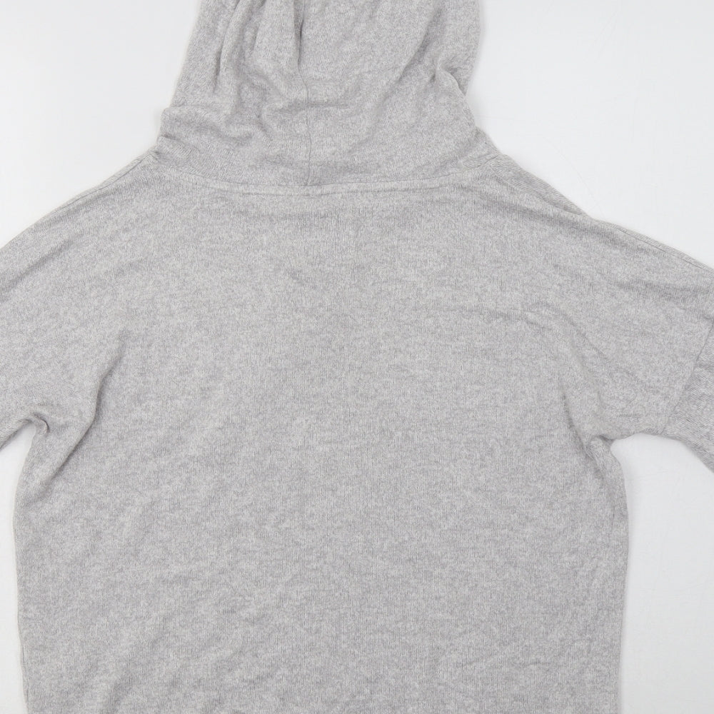 Primark Womens Grey Viscose Pullover Hoodie Size S - Amazing