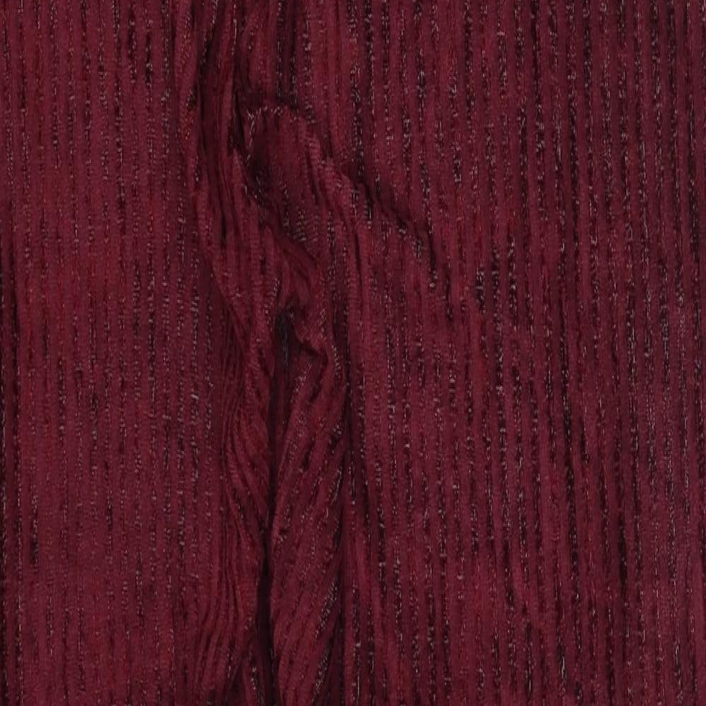 Kaleidoscope Womens Red Viscose Trousers Size 16 L28 in Regular