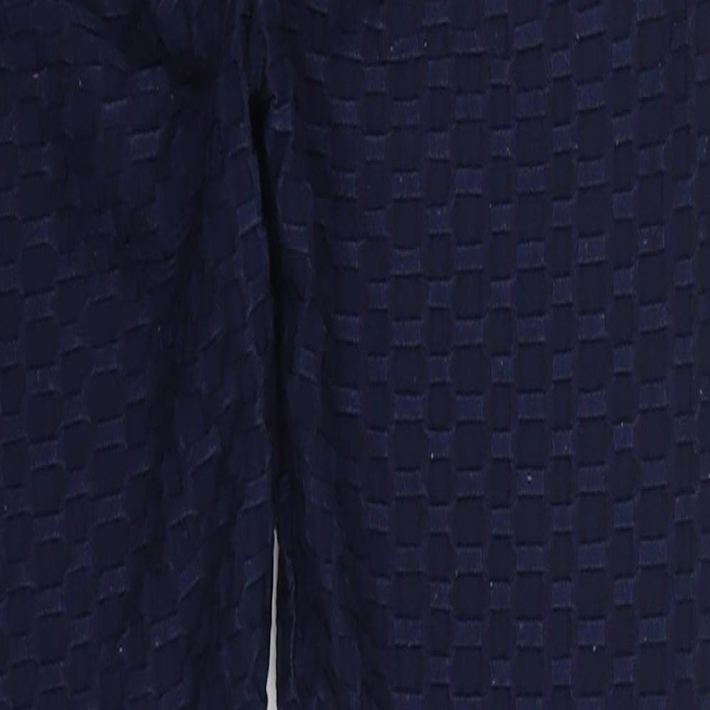Womens UK Size M Preworn Carrot Blue Leggings