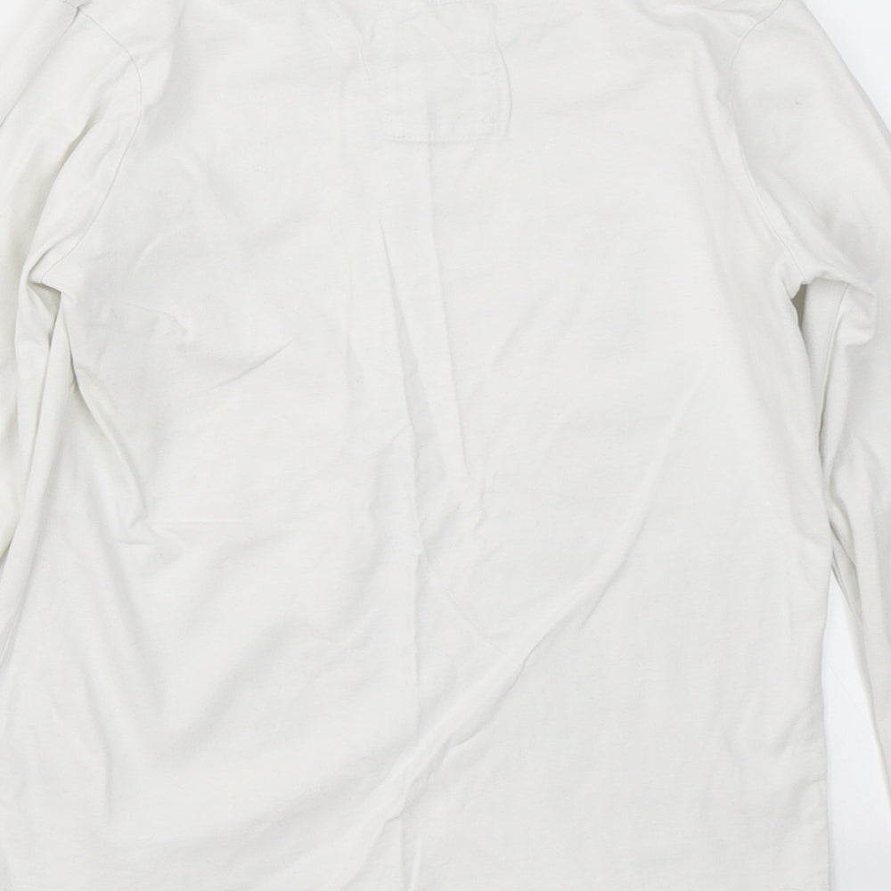 TU Girls White Cotton Basic T-Shirt Size 11 Years Crew Neck - Ice Princess