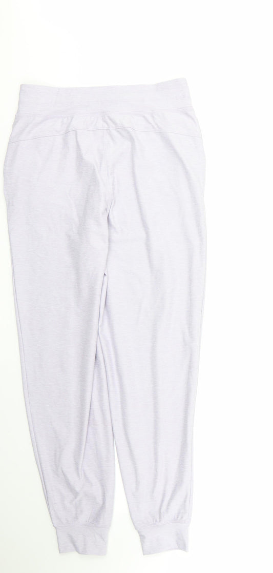 George Womens Purple Polyester Jogger Trousers Size 8 L26 in Regular