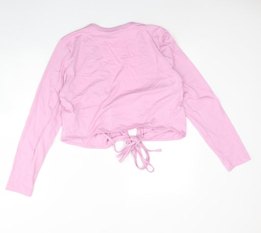 Womens UK Size 14 ASOS Pink Cardigan Jumper