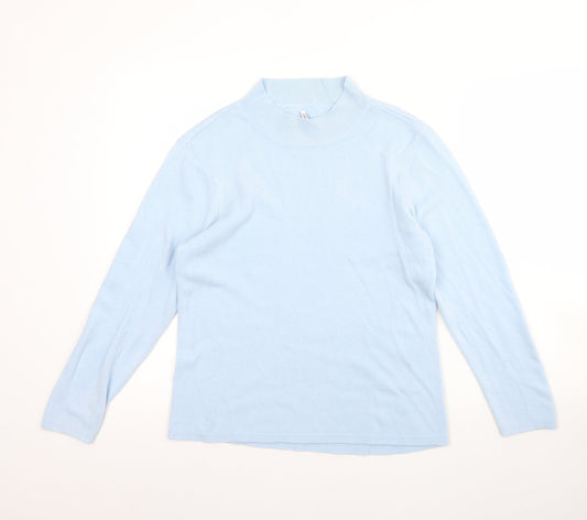 Womens UK Size L Only Blue Pullover Jumper
