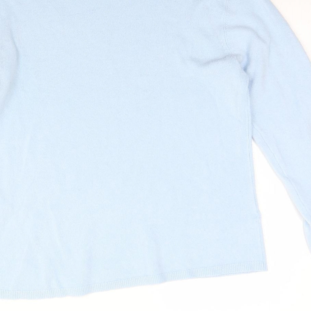 Womens UK Size L Only Blue Pullover Jumper