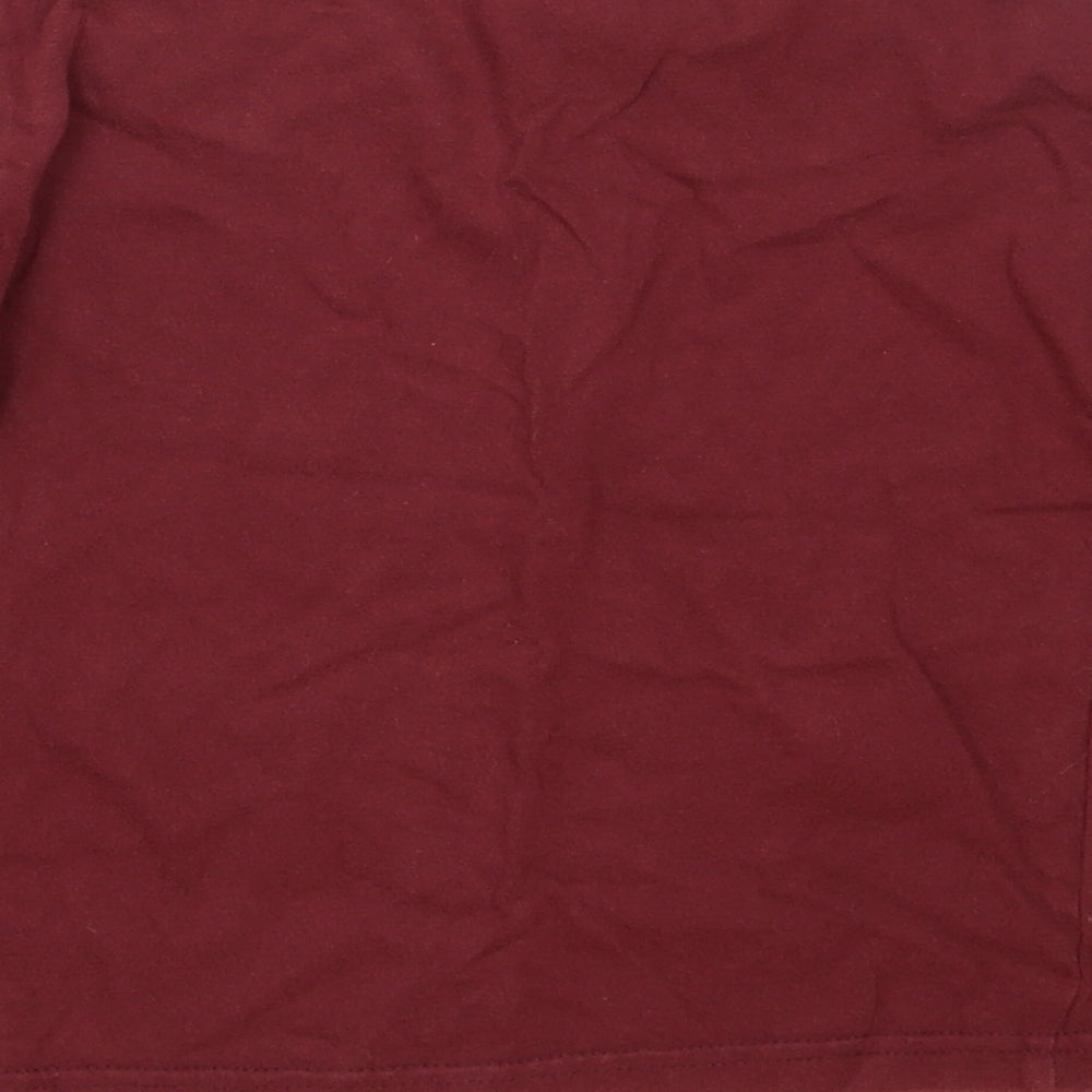 URBAN RASCALS Boys Red Cotton Basic T-Shirt Size 5 Years Round Neck