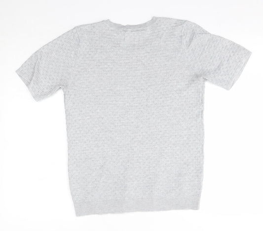Womens UK Size 10 Dorothy Perkins Grey Pullover Jumper