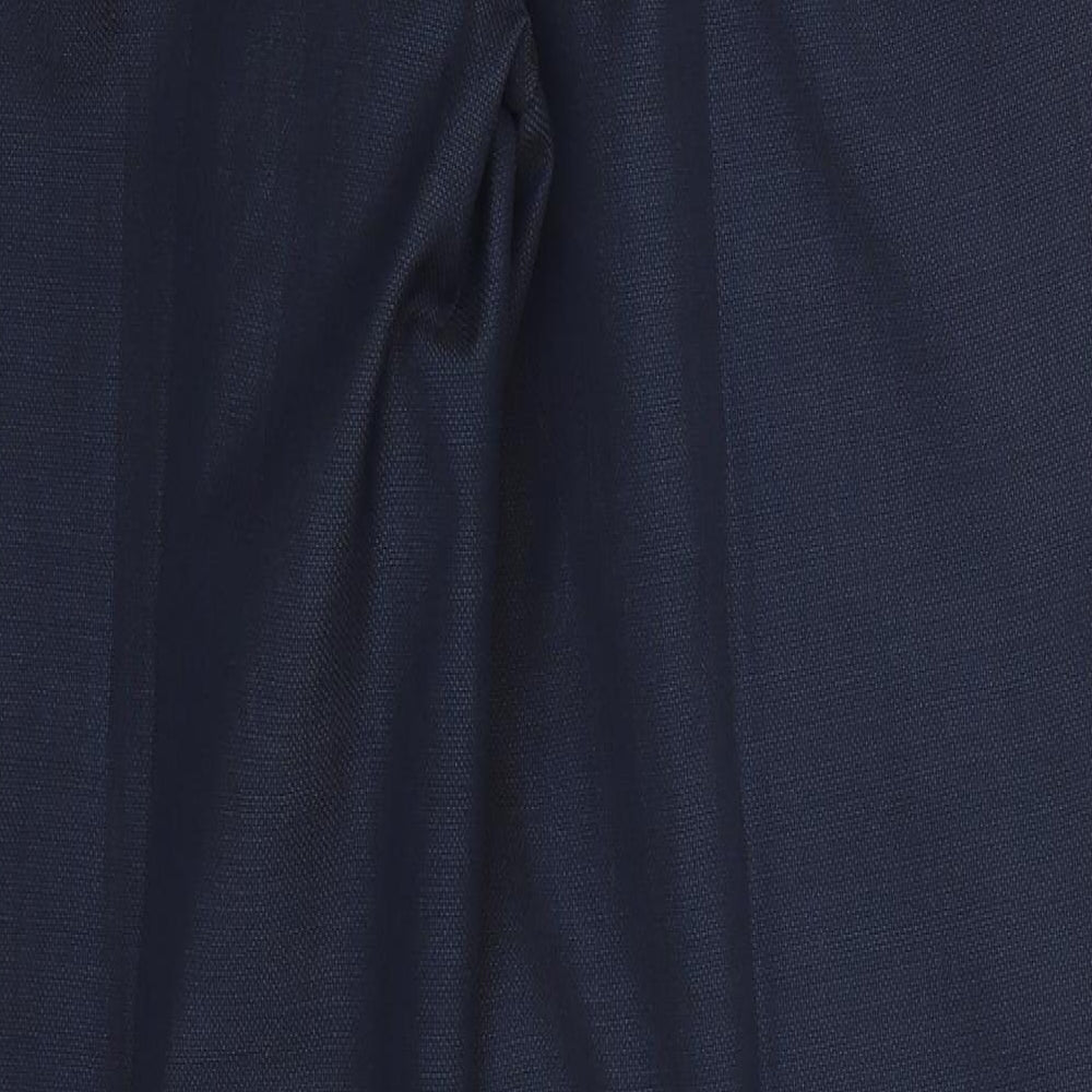Matalan Mens Blue Polyester Trousers Size 34 L31 in Regular Button