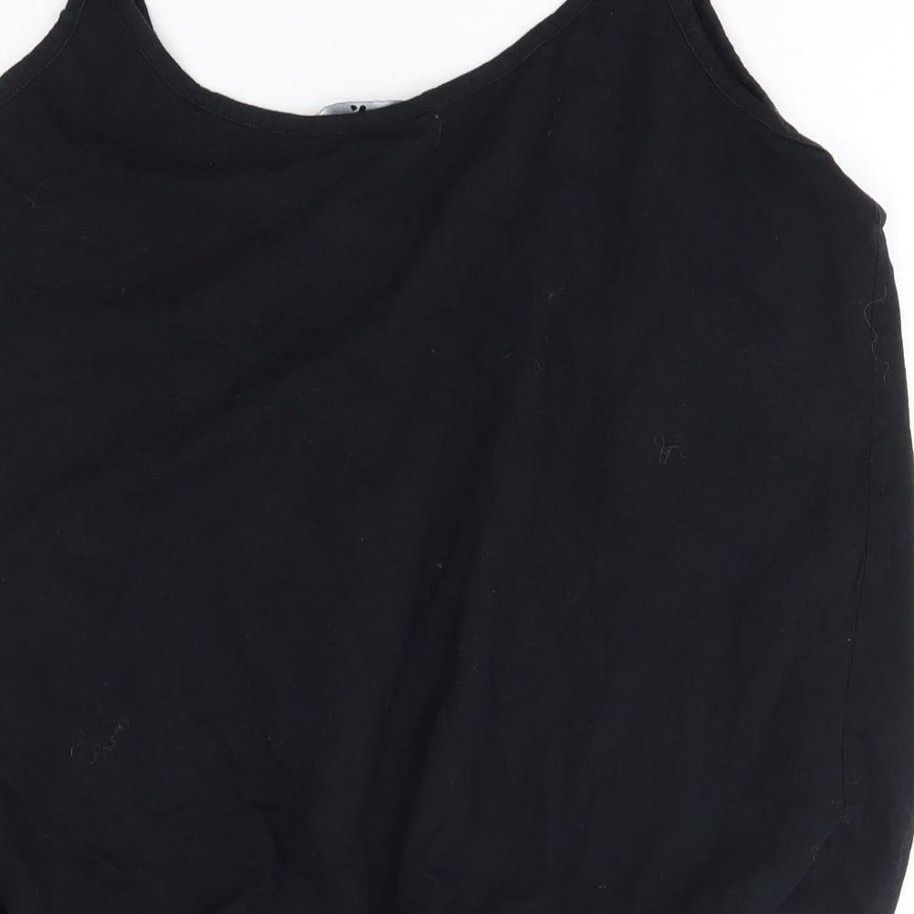 Womens UK Size 14 Very Black Camisole Blouse