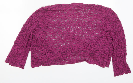 Womens UK Size 14 Per Una Pink Cardigan Jumper