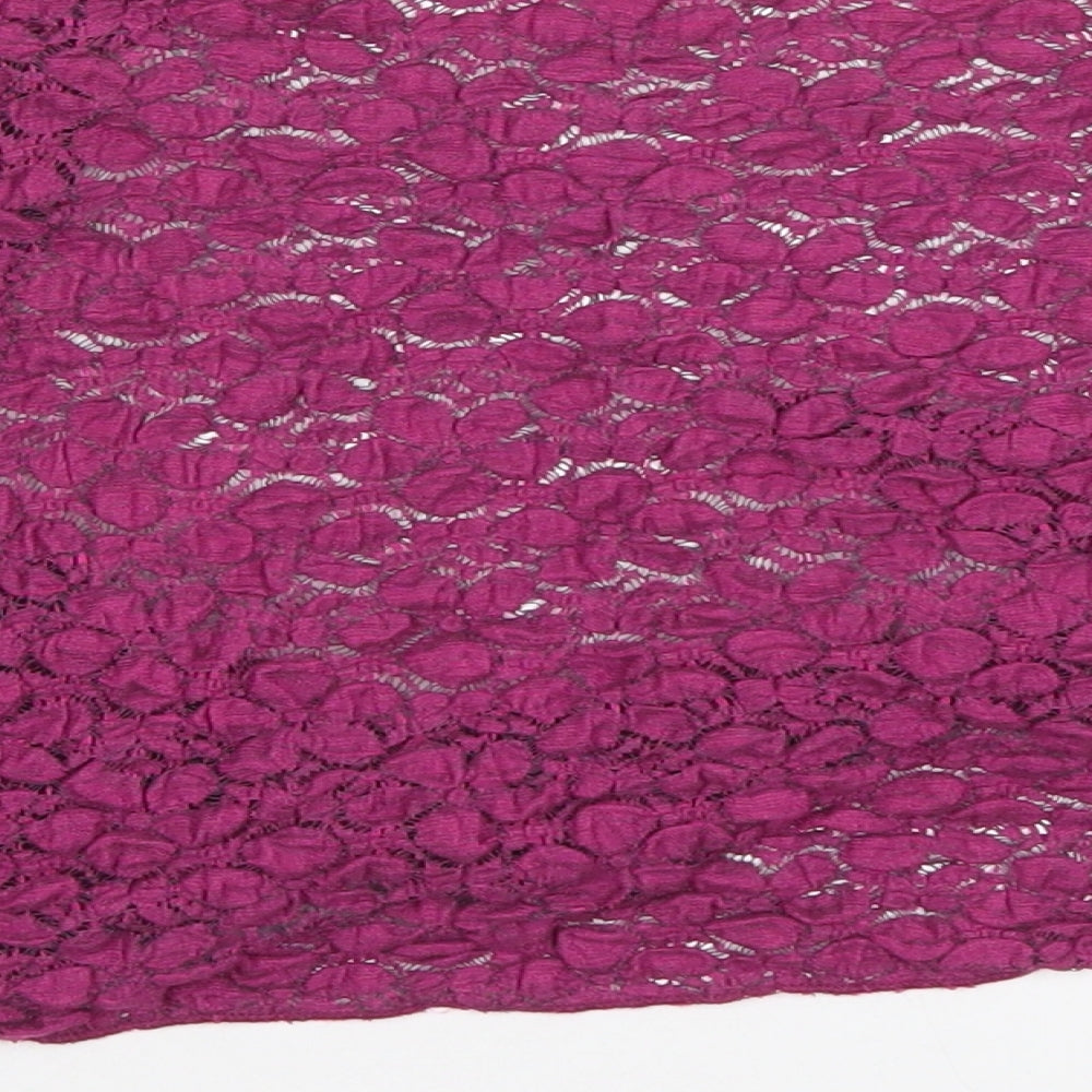 Womens UK Size 14 Per Una Pink Cardigan Jumper