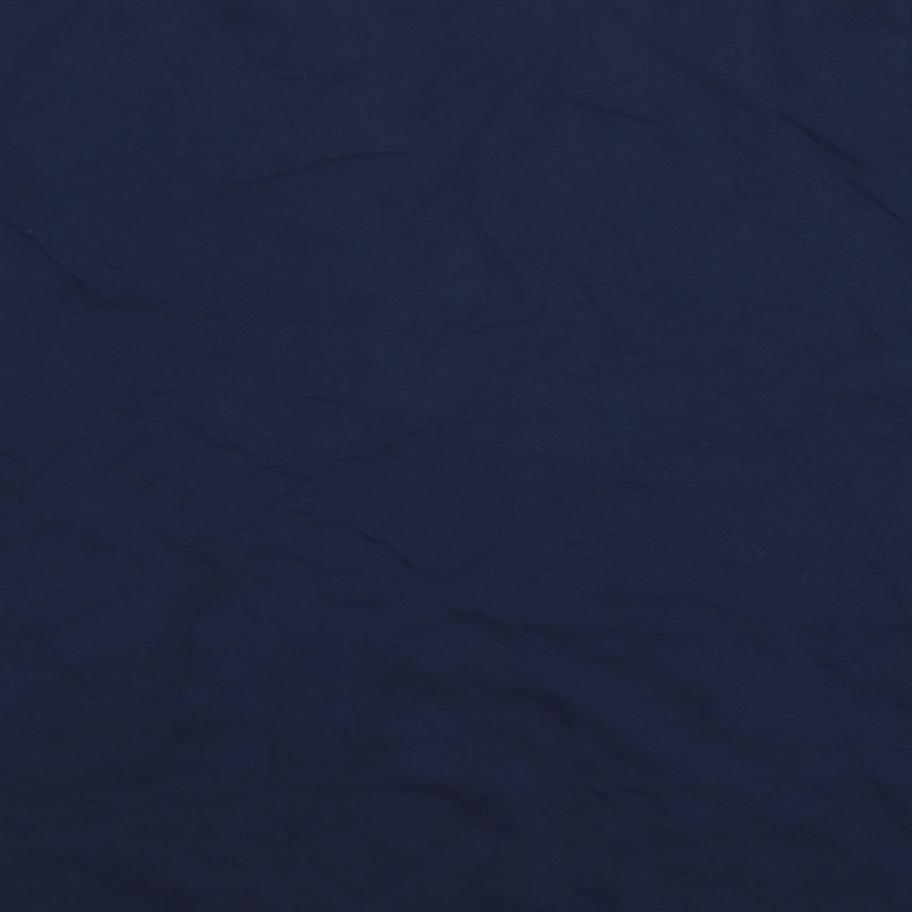 Jacamo Mens Blue Cotton Polo Size 3XL Round Neck Pullover