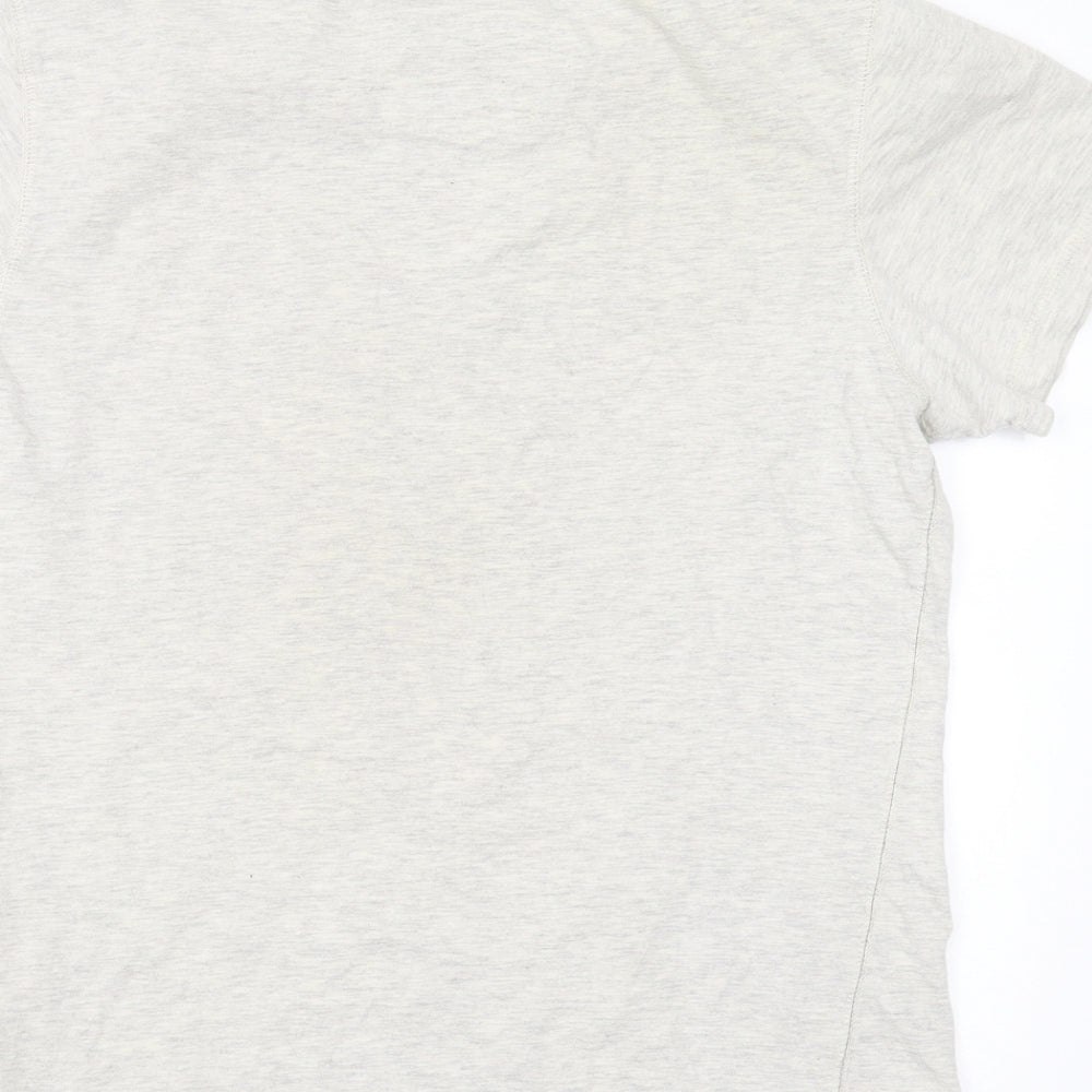 Mens UK Size S Easy Beige T-Shirt