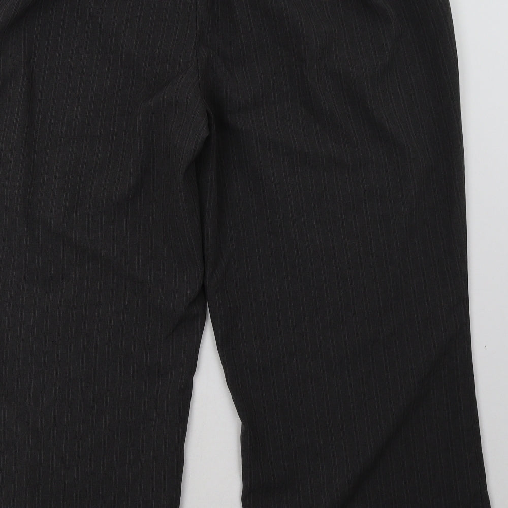 BM Womens Grey Polyester Trousers Size 22 L28 in Regular