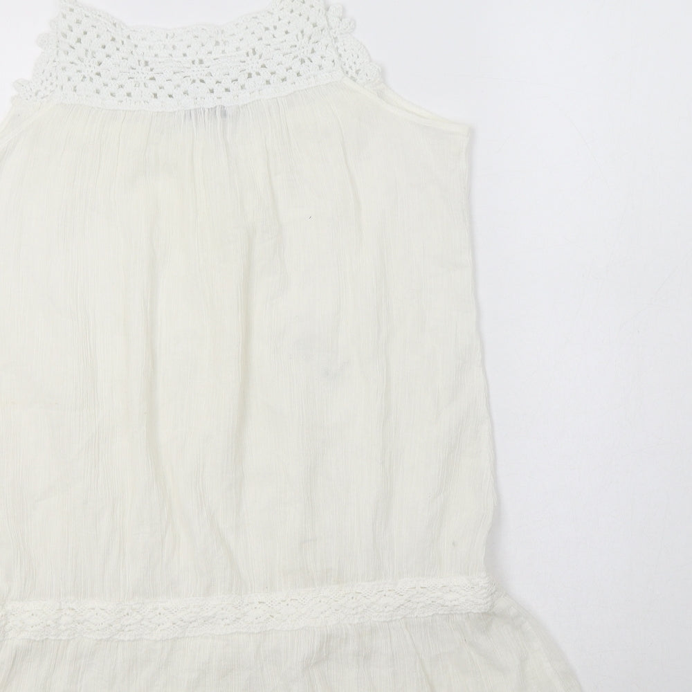 Womens UK Size 14 New Look Ivory Camisole Blouse