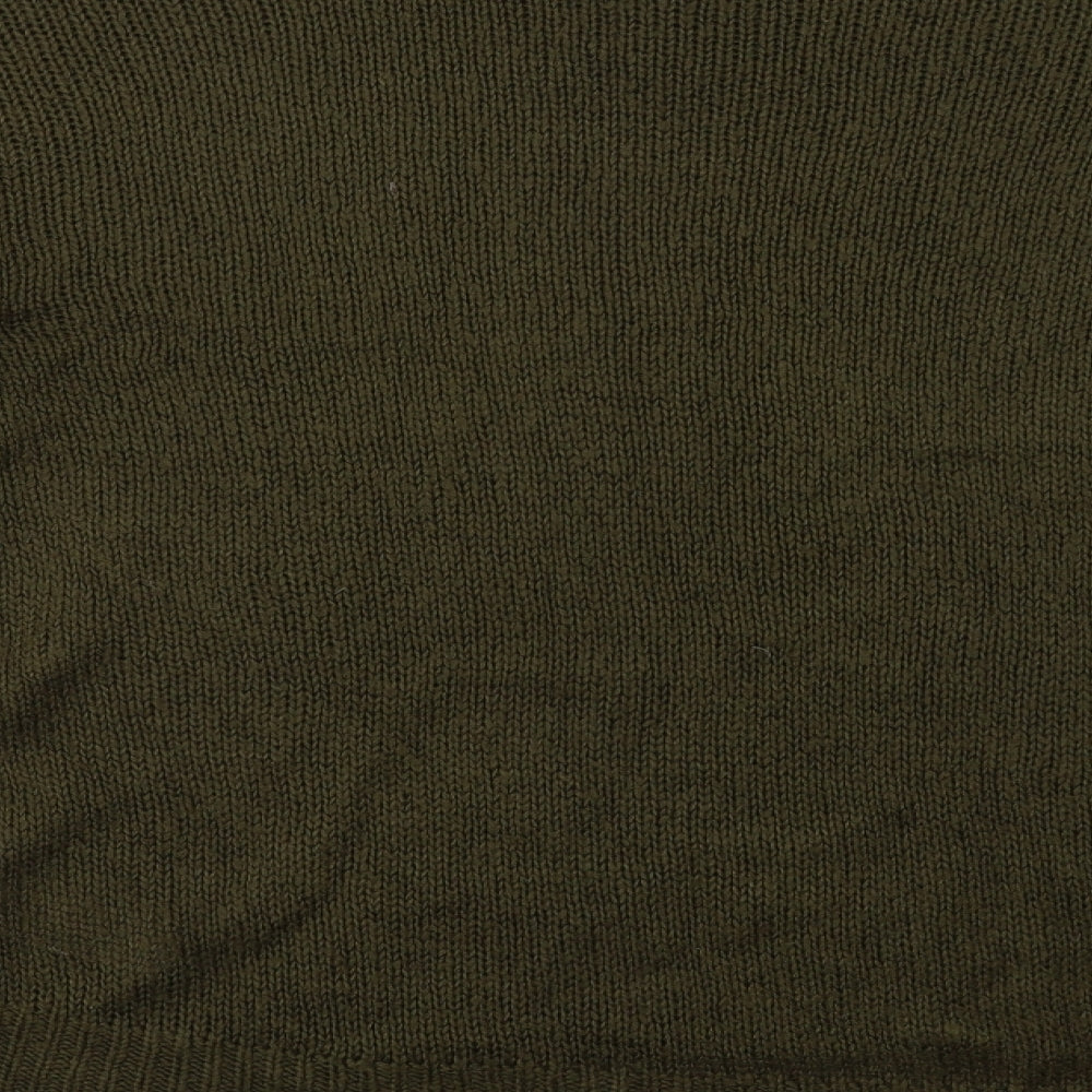 Womens UK Size M New Look Green Pullover Jumper