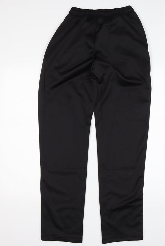 Slazenger Mens Black Polyester Sweatpants Trousers Size XS L31 in Regular