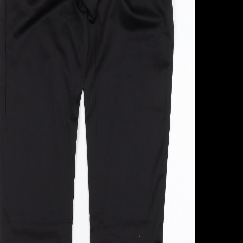 Slazenger Mens Black Polyester Sweatpants Trousers Size XS L31 in Regular