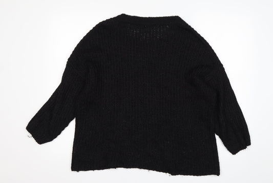 Womens UK Size S Sweewe Black Pullover Jumper