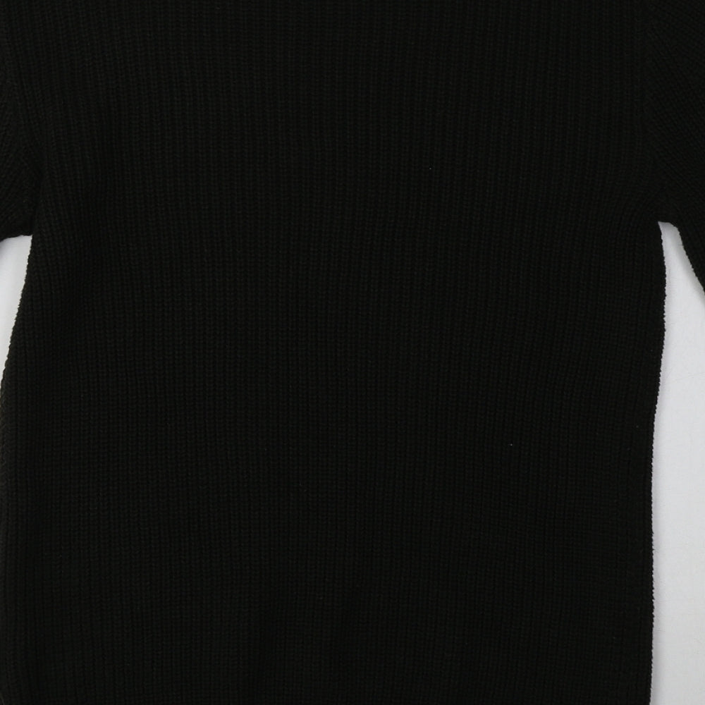 H&M Womens Green Acrylic Pullover Sweatshirt Size M Pullover