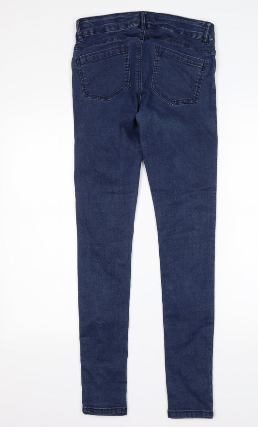 Mama-licious Womens Blue Cotton Skinny Jeans Size 29 in L32 in Regular