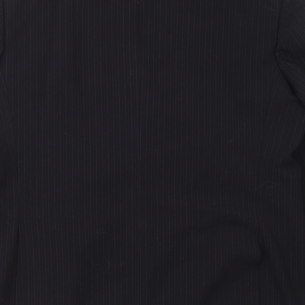 Mens UK Size 42 Pinstripe Regular Beige Suit Jacket