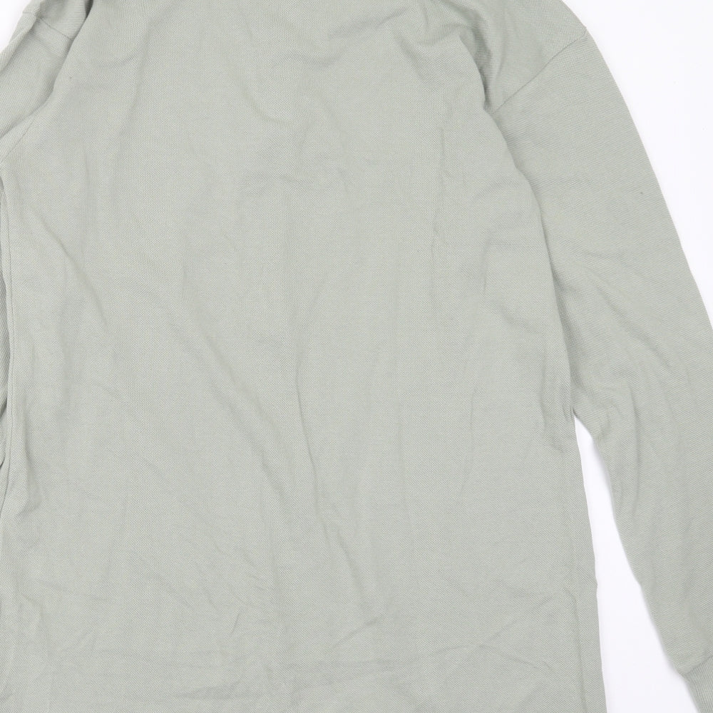 Womens UK Size 8 Threadbare Green Basic Polo