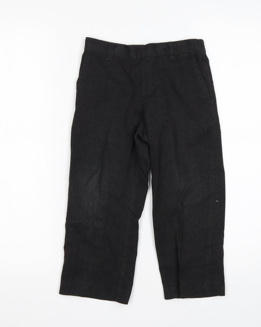 George Boys Grey Polyester Dress Pants Trousers Size 6-7 Years Regular