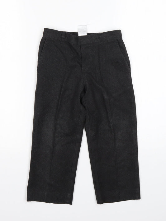 George Boys Grey Polyester Dress Pants Trousers Size 6-7 Years Regular