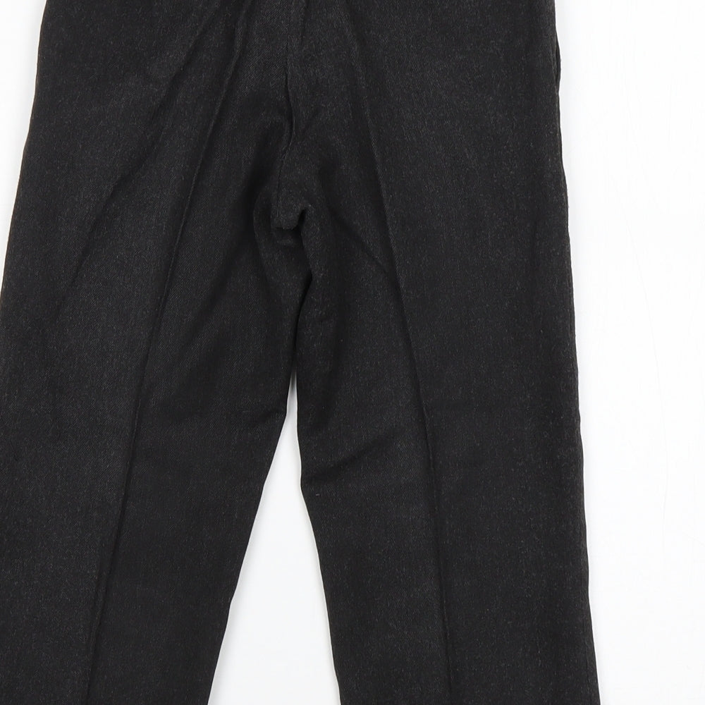 George Boys Grey Polyester Dress Pants Trousers Size 6-7 Years Regular