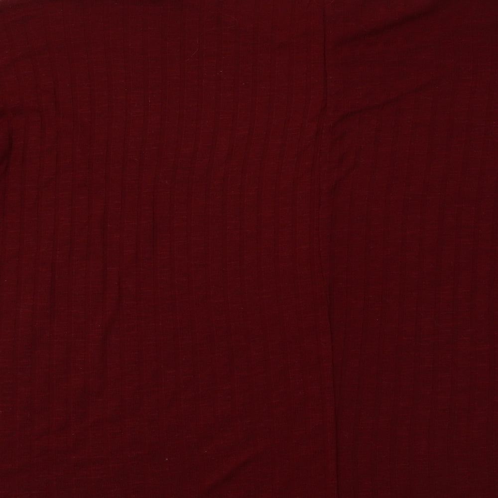Womens UK Size L New Look Red Pullover Jumper