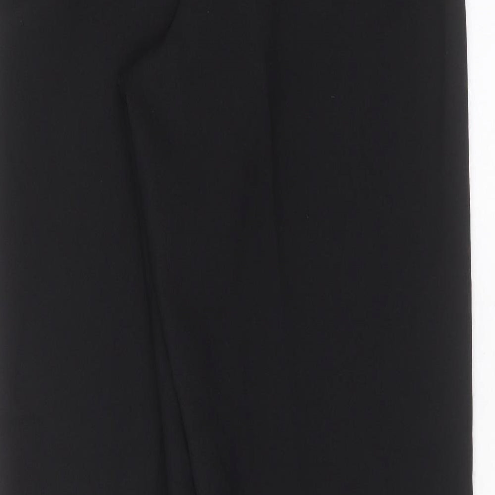 Womens UK Size 12 BHS Regular Fit Black Trousers