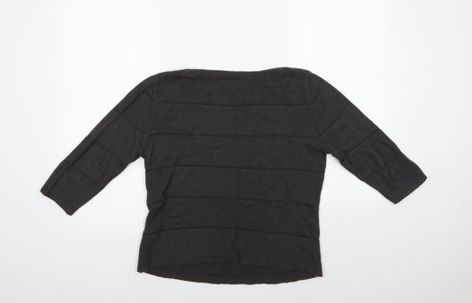 Womens UK Size M Minuet Grey Pullover Jumper