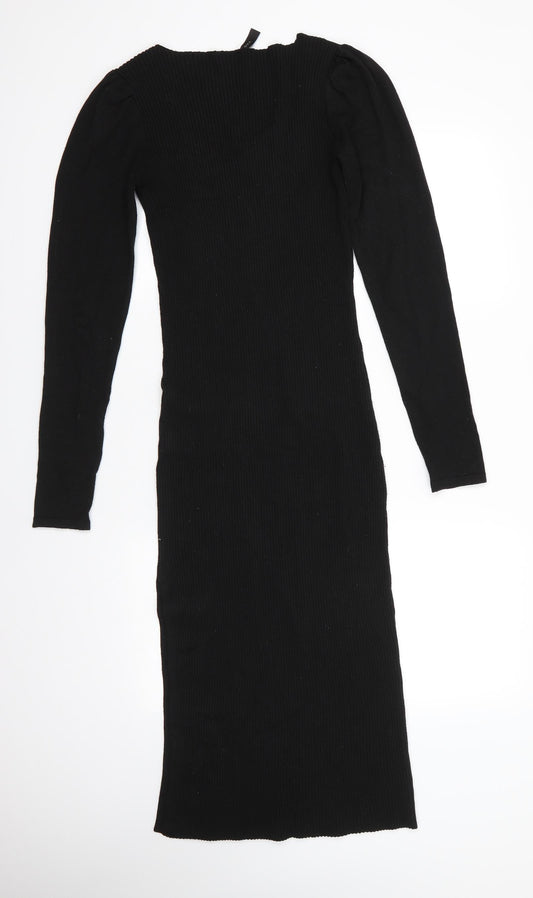 Womens UK Size M Y.A.S Black Pullover Jumper