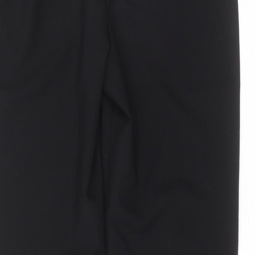 Womens UK Size 14 Marks and Spencer Regular Fit Black Trousers