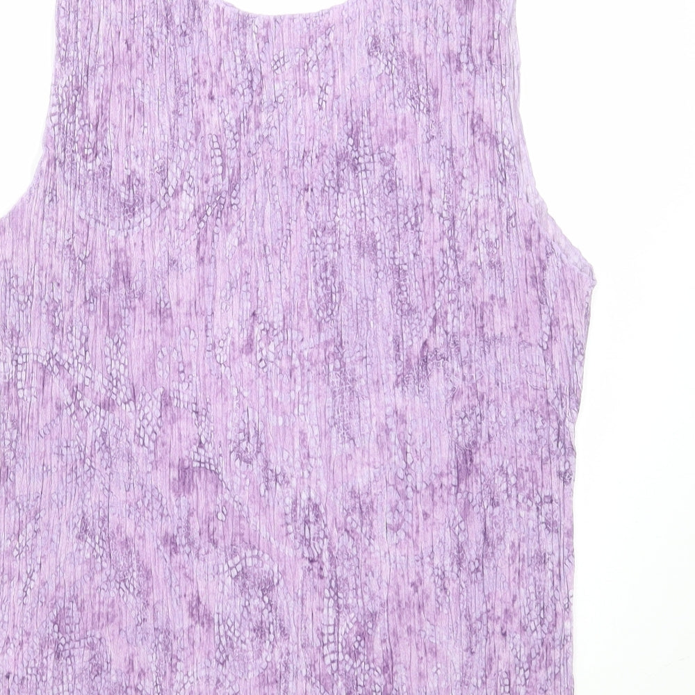 Womens UK Size 16 Marks and Spencer Purple Basic Blouse