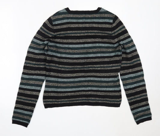 Womens UK Size M Oasis Black Pullover Jumper