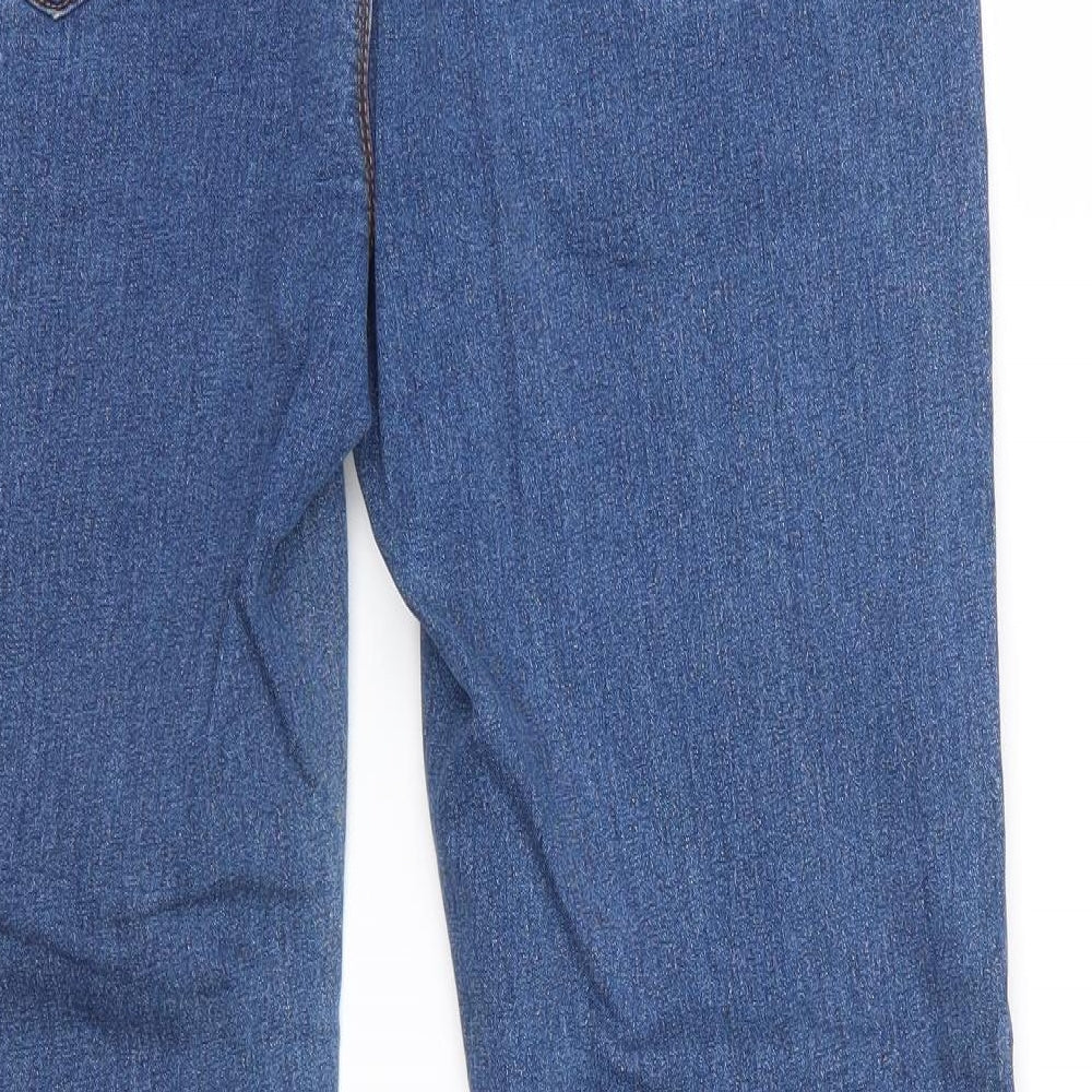Avon Womens Blue Cotton Bootcut Jeans Size 16 L30 in Regular