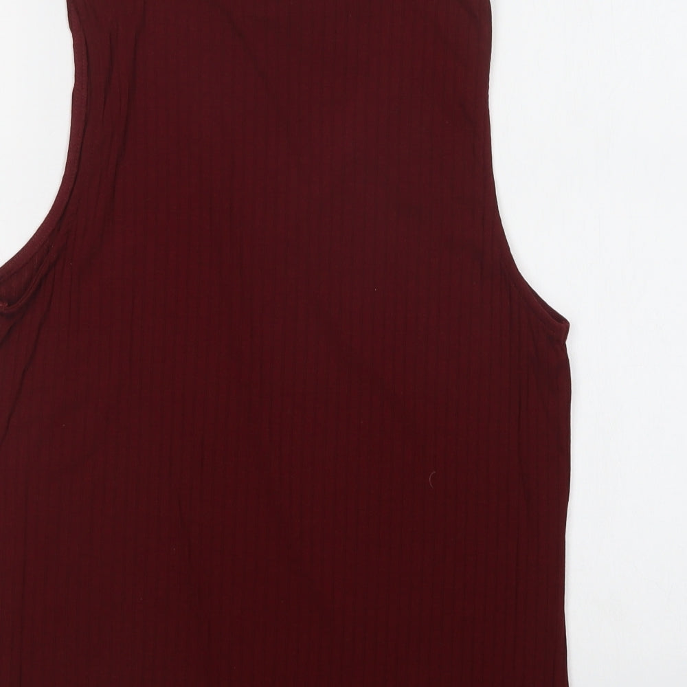 Womens UK Size L Select Red Basic Blouse