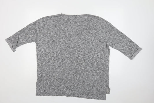 Womens UK Size M New Look Grey Pullover Jumper