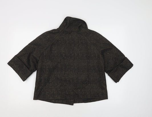 Primark Womens Black Jacket Blazer Size 12 Button