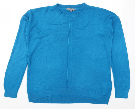 Womens UK Size 12 Principles Blue Pullover Jumper
