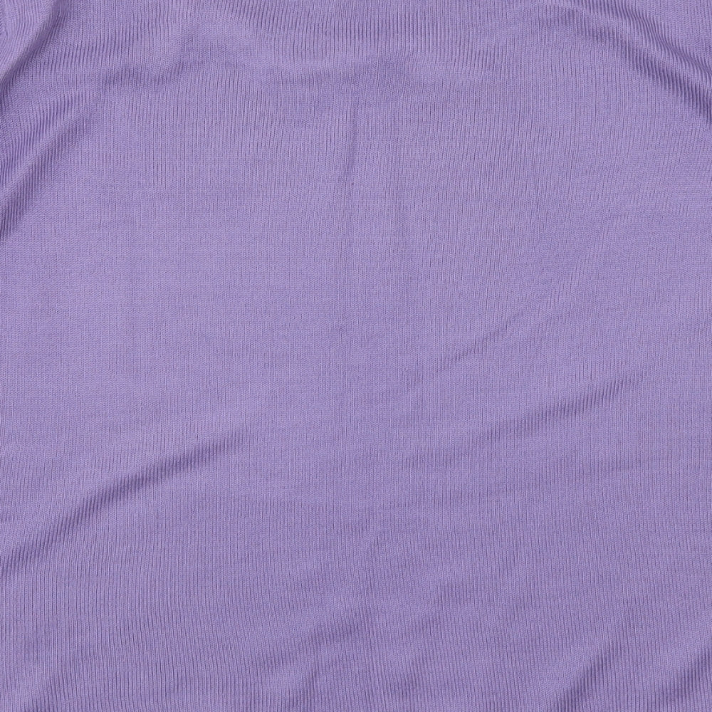 Womens UK Size M Bonmarché Purple Pullover Jumper