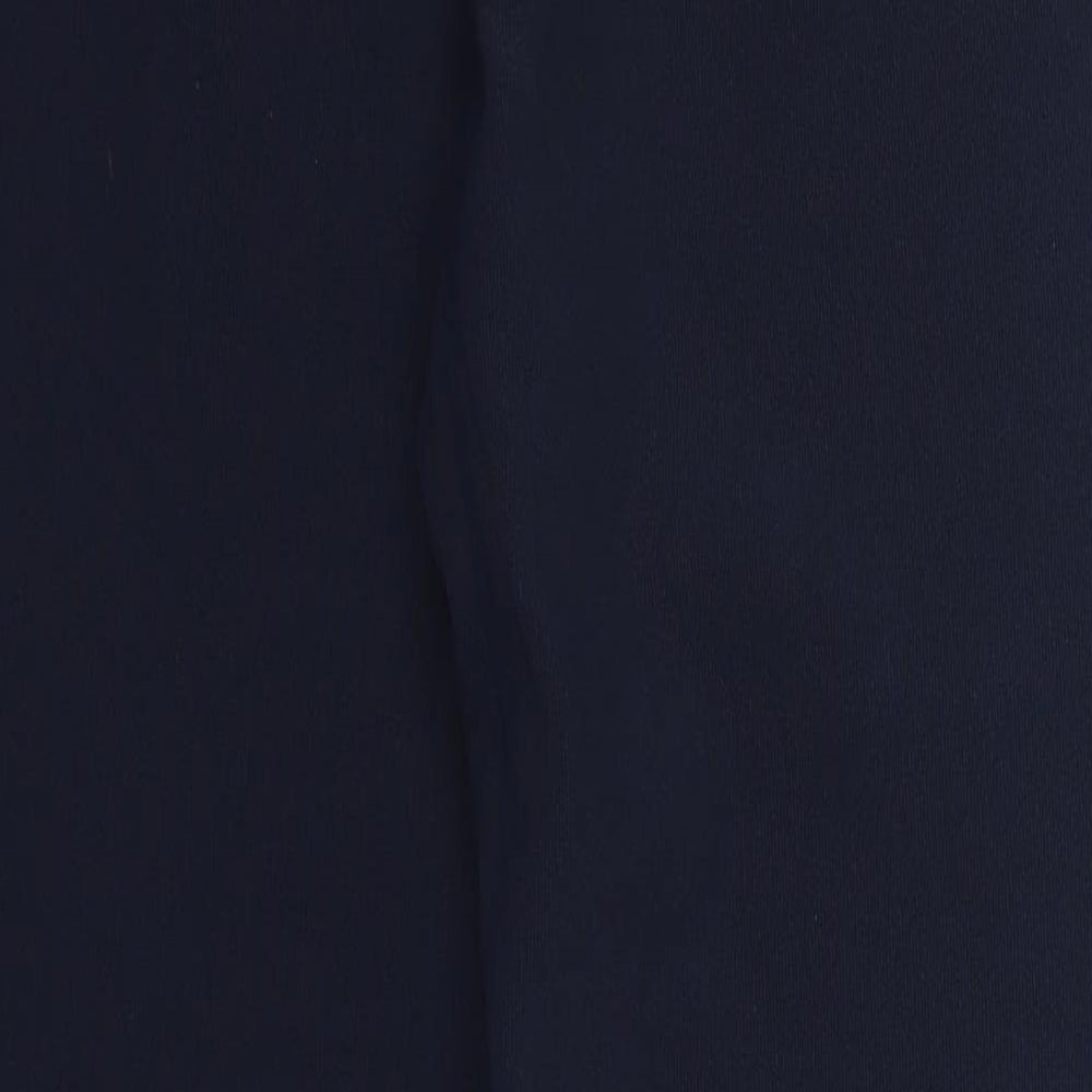 Womens UK Size 14 Preworn Regular Fit Blue Trousers