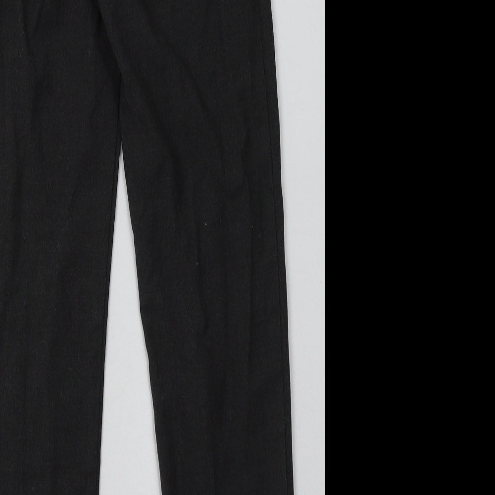 sainsburys Boys Grey Polyester Capri Trousers Size 10 Years Regular Hook & Eye - School Wear