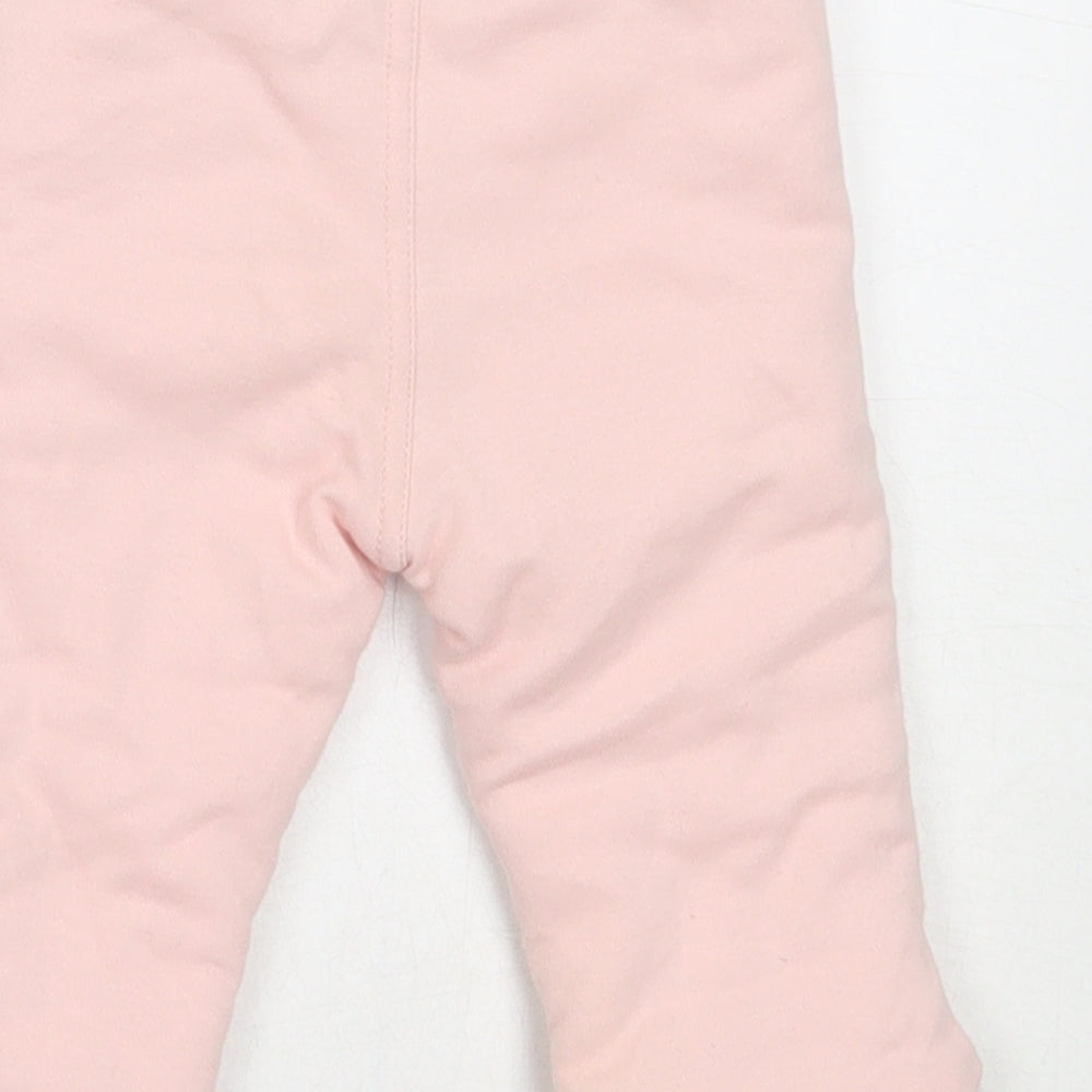 Baby Patch Girls Pink Cotton Capri Trousers Size Newborn