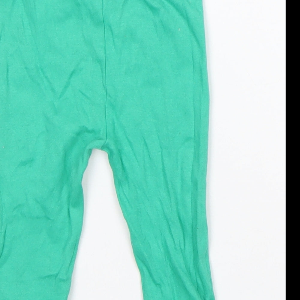 Dunnes Stores Baby Green Cotton Sweatpants Trousers Size 9 Months