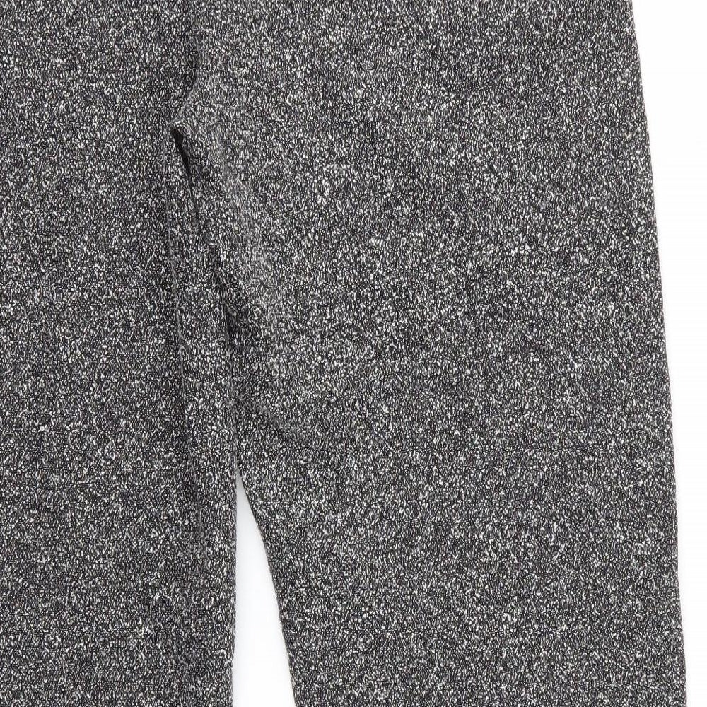 AMARANTO Womens Grey Polyester Dress Pants Trousers Size 16 L30 in Regular