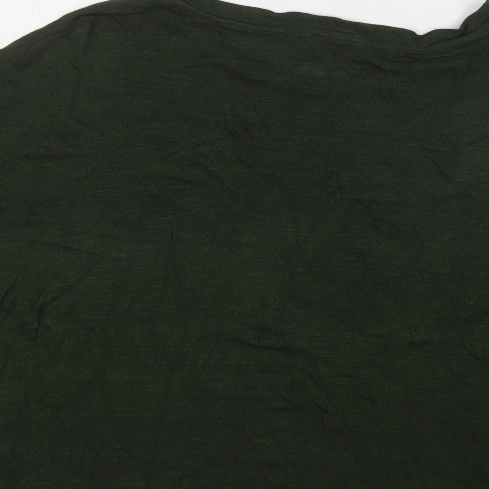 Womens UK Size S Stradivarius Green Pullover Jumper