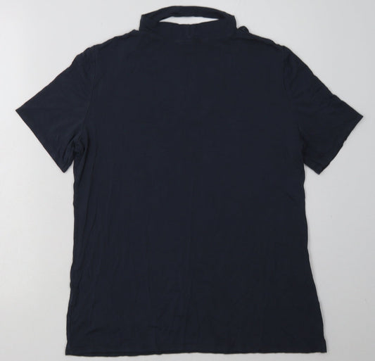 Womens UK Size 14 Dorothy Perkins Blue Basic T-Shirt