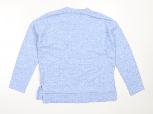 Womens UK Size XS Stradivarius Blue Pullover Jumper